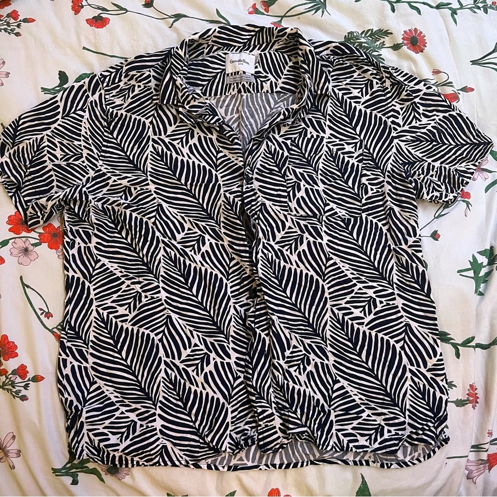 Goodfellow Short-sleeve Button Up